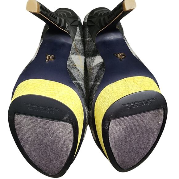 Rachel Rachel Roy Plaid Platform Heels, 6.5 - Picture 6 of 7